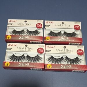 KISS Mink Effect 25mm Ravishing Collection- 4 pairs